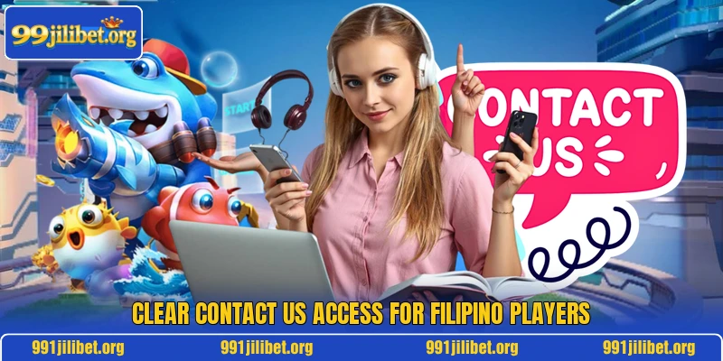Clear contact us access for Filipino players