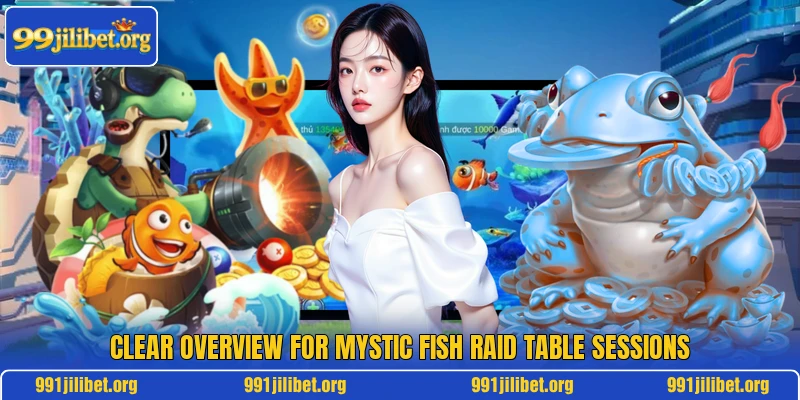 Clear overview for Mystic Fish Raid table sessions