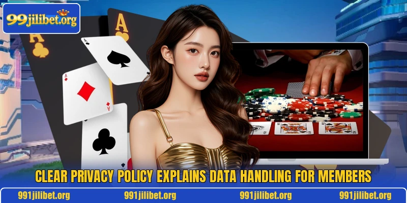 Clear privacy policy explains data handling for members