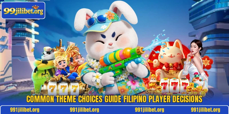 Common theme choices guide Filipino player decisions