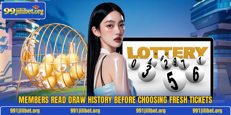 Members read draw history before choosing fresh tickets