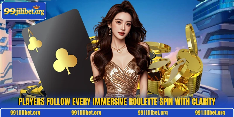 Players follow every Immersive Roulette spin with clarity