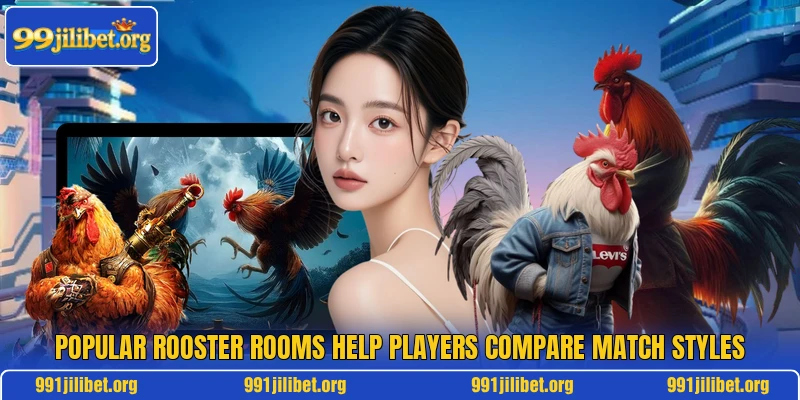 Popular rooster rooms help players compare match styles