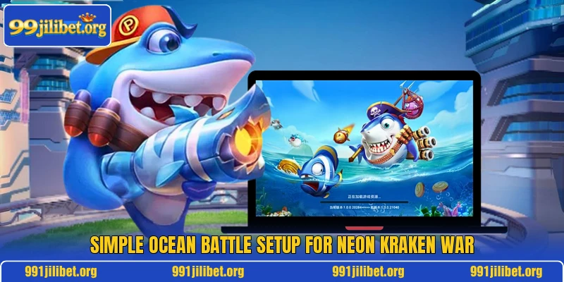 Simple ocean battle setup for Neon Kraken War
