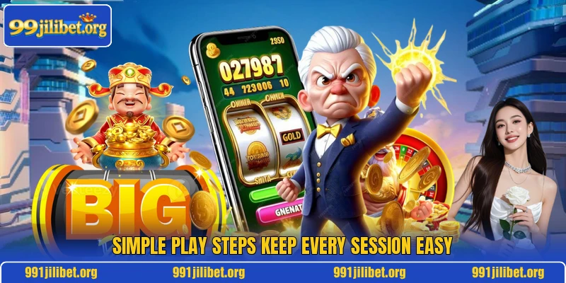 Simple play steps keep every session easy