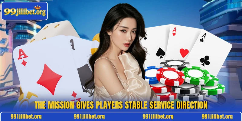 The mission gives players stable service direction